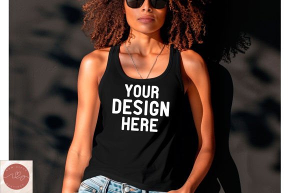 Bella Canvas 8800 Mockup: Tank Tops & Graphics