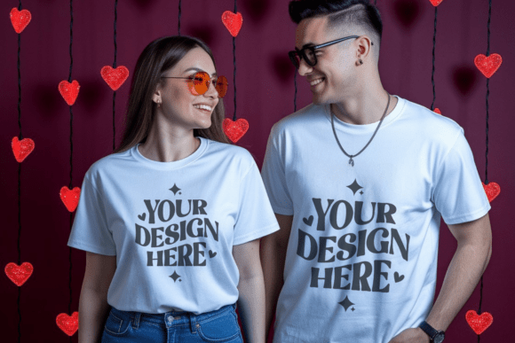 Bella Canvas Valentine Mockup: Graphics & Product Mockups