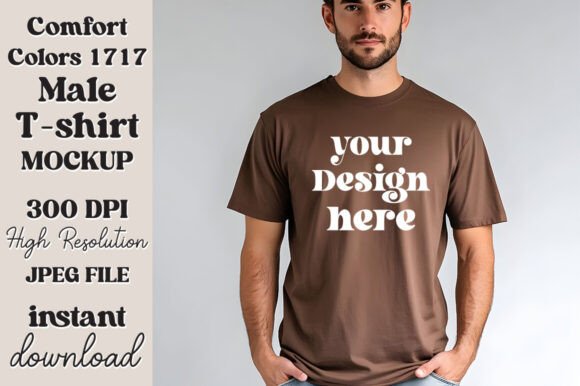 Comfort Colors 1717 Espresso Mockup 34: Graphics & Product Mockups