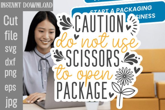 Crafts & Graphics: Caution Do Not Use Scissors to Open Pack