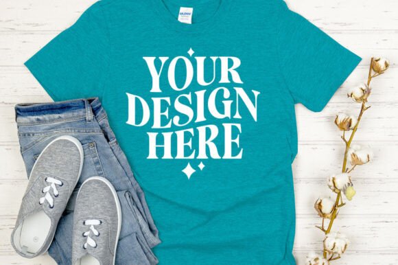 Gildan 64000 Mockup: Graphics for Product Mockups