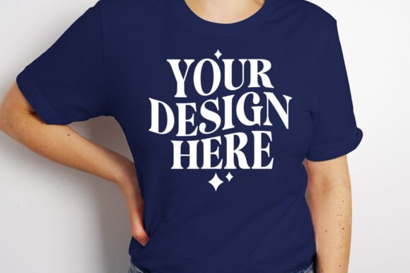 Reviewing the Bella Canvas 3001 Navy Mockup for Embroidery