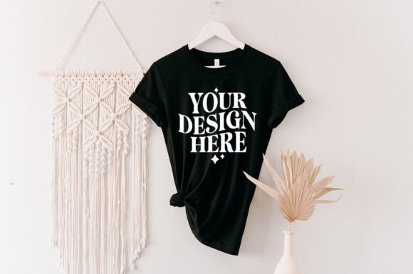 Trendy Bella Canvas 3001 Black Mockup: A Designer's Review